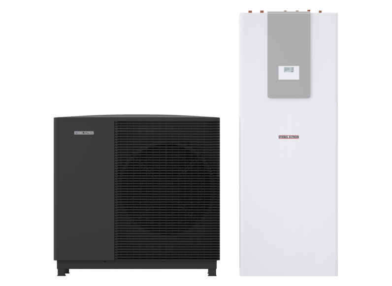 STIEBEL ELTRON Pompes &agrave; chaleur air-eau HPA-O 10.2 Plus HC 400 + HSBC 200