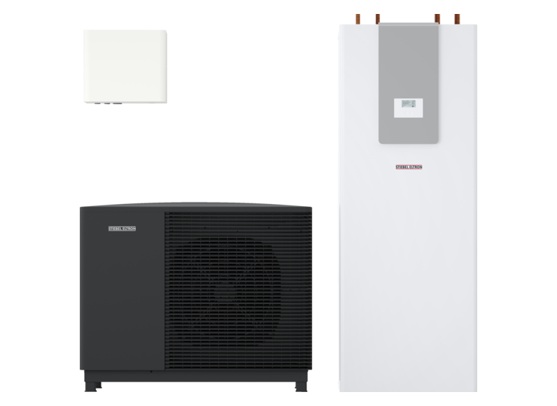 STIEBEL ELTRON Pompes &agrave; chaleur air-eau HPA-O 07.2 Plus HC 230 + HSBC 300