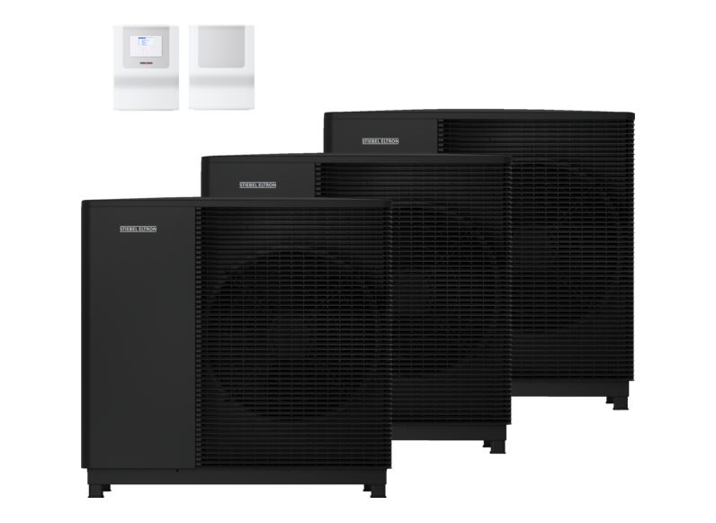 STIEBEL ELTRON Pompes &agrave; chaleur air-eau HPA-O 10.2 Plus HC 400 3x Set