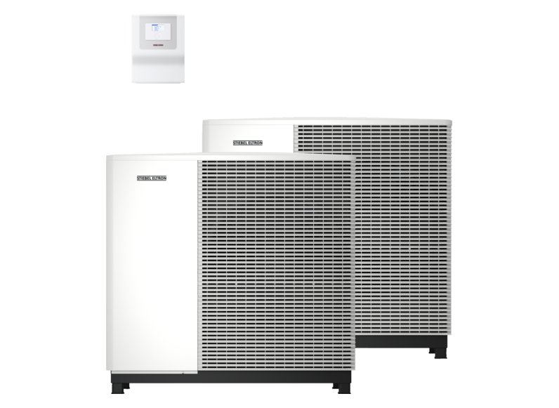 STIEBEL ELTRON Pompes &agrave; chaleur air-eau HPA-O 10.2 W Plus HC 230 2x Set