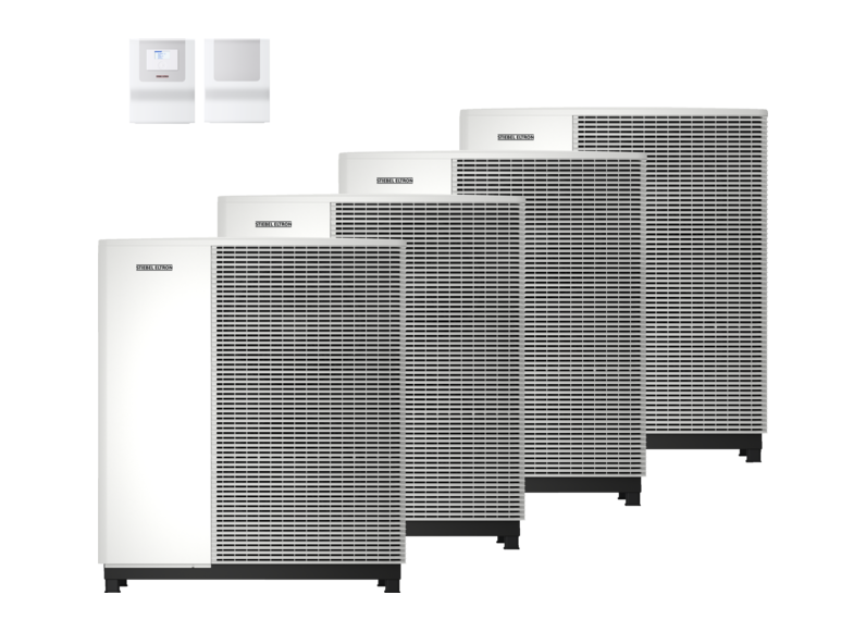 STIEBEL ELTRON Pompes &agrave; chaleur air-eau HPA-O 13.2 W Plus HC 400 4x Set