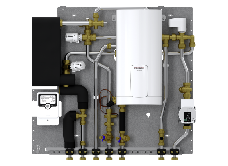 STIEBEL ELTRON Station de transfert eau chaude sanitaire et chauffage avec appoint électrique WS-DUO-E Premium