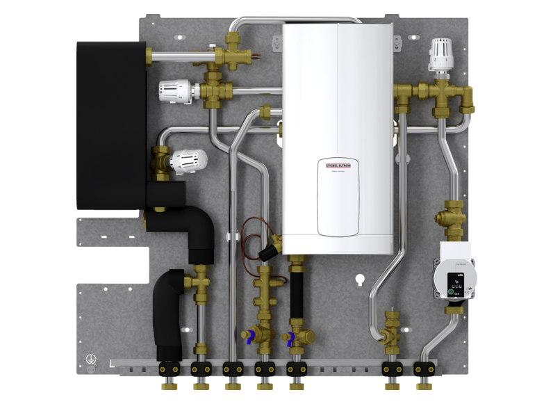 STIEBEL ELTRON Station de transfert eau chaude sanitaire et chauffage avec appoint électrique WS-DUO-T Premium