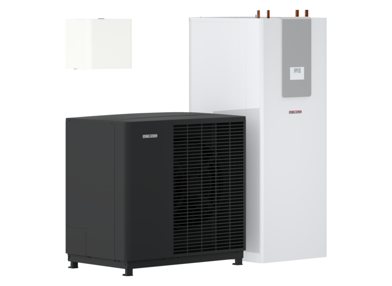 STIEBEL ELTRON Pompes &agrave; chaleur air-eau HPA-O 13.2 Trend HC 230 + HSBC 300