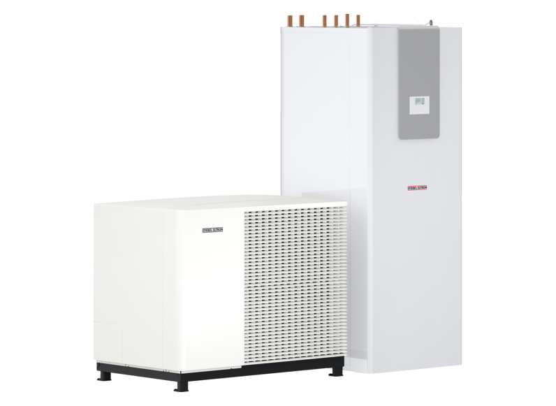 STIEBEL ELTRON Pompes &agrave; chaleur air-eau HPA-O 05.2 W Plus HC 230 + HSBC 200 S