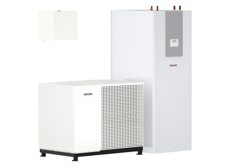 STIEBEL ELTRON Pompes &agrave; chaleur air-eau HPA-O 07.2 W Plus HC 230 + HSBC 300