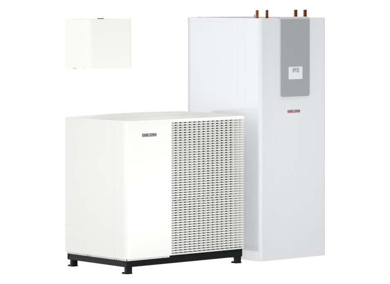 STIEBEL ELTRON Pompes &agrave; chaleur air-eau HPA-O 10.2 W Plus HC 230 + HSBC 300