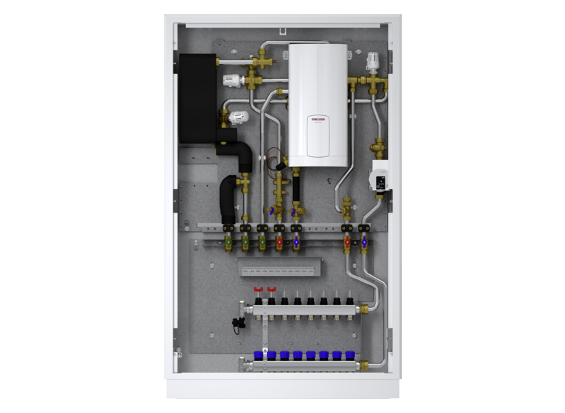 STIEBEL ELTRON Station de transfert eau chaude sanitaire et chauffage avec appoint électrique WS-DUO-T Premium