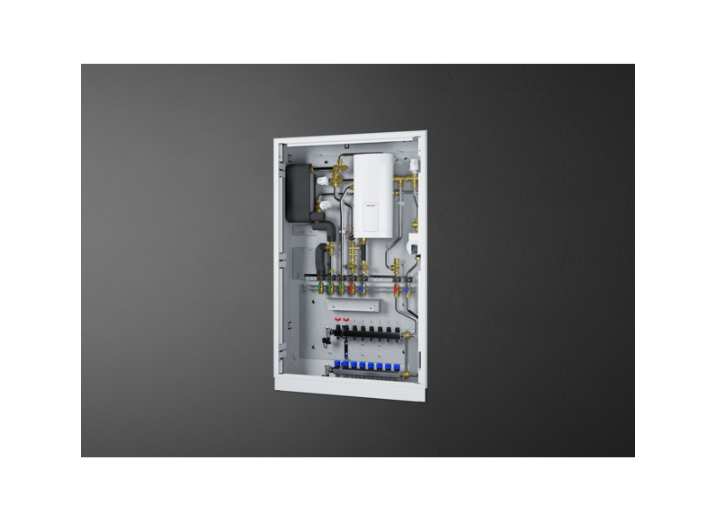 STIEBEL ELTRON Station de transfert eau chaude sanitaire et chauffage avec appoint électrique WS-DUO-T Premium