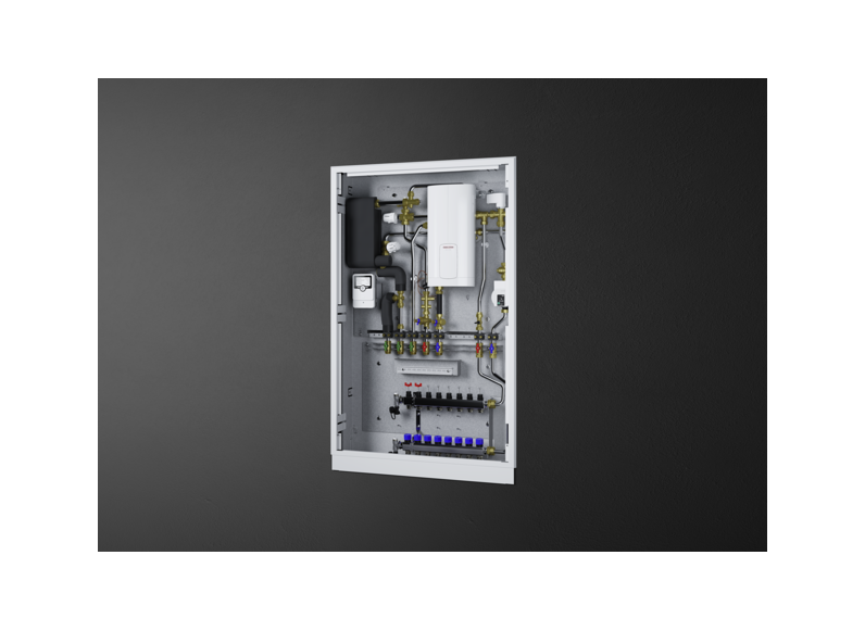 STIEBEL ELTRON Station de transfert eau chaude sanitaire et chauffage avec appoint électrique WS-DUO-E Premium S