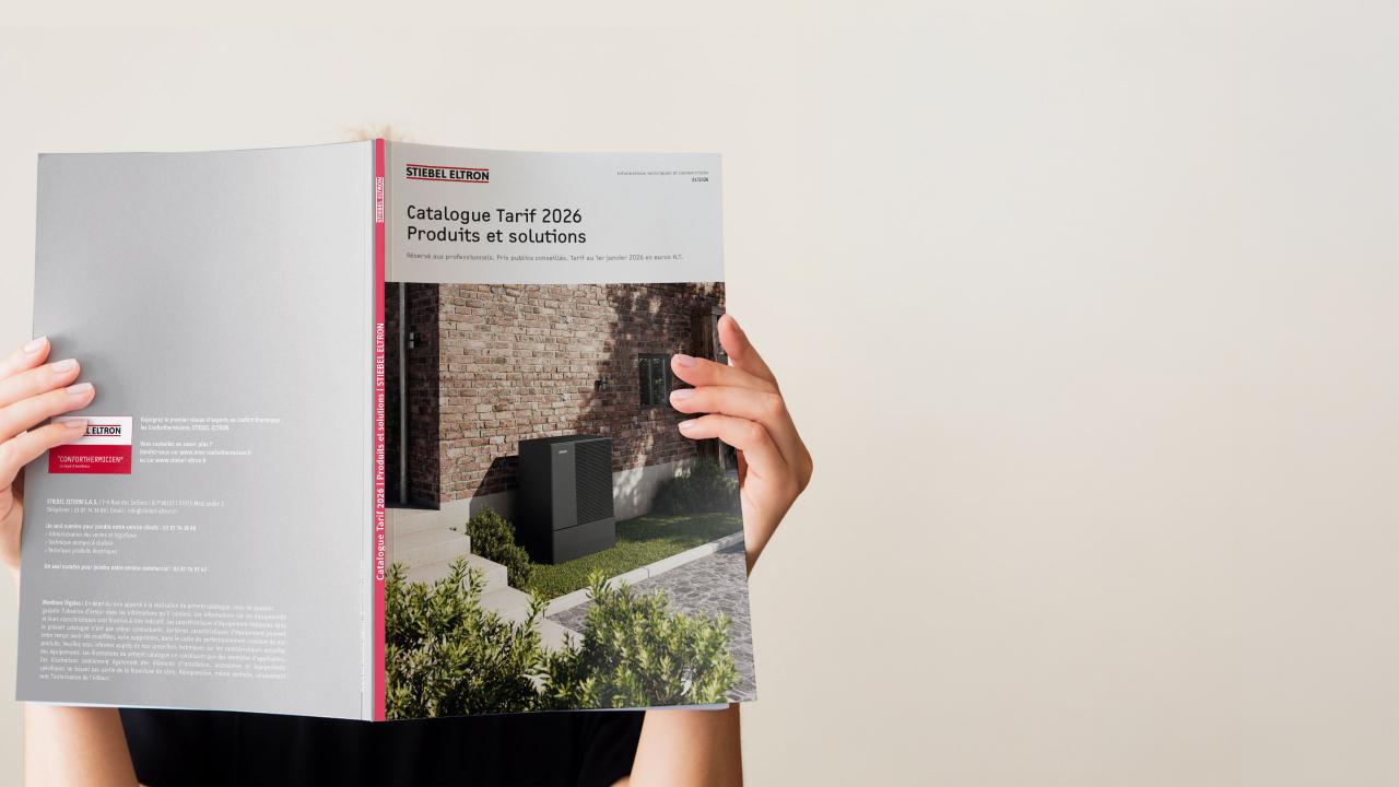 Nouveau catalogue tarif 2026 STIEBEL ELTRON